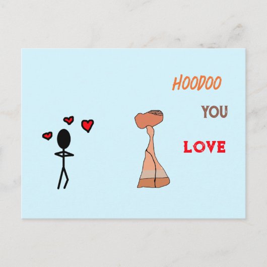 Hoodoo You Loveはがき インビテーションポストカード (正面)