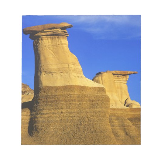 Hoodoos at Drumheller Alberta，カナダ2 ノートパッド (正面)