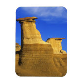 Hoodoos at Drumheller Alberta，カナダ2 マグネット (縦)