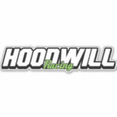 Hoodwillレーシングステッカー シール (正面)