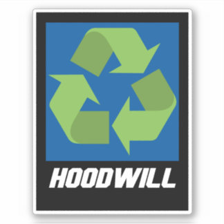 Hoodwill ロゴ ビニールステッカー シール