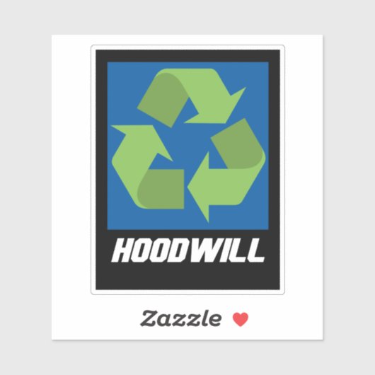 Hoodwill Logo Vinyl Sticker シール (シート)