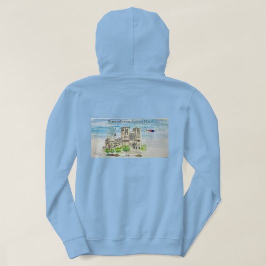 Hoody sweatshirt with Flying Joanna パーカ (デザイン裏面)