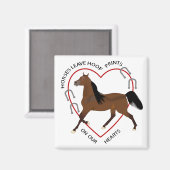 Hoof Prints マグネット (正面/裏面)