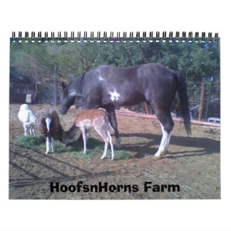 HoofsnHornsの農場2009のカレンダー カレンダー