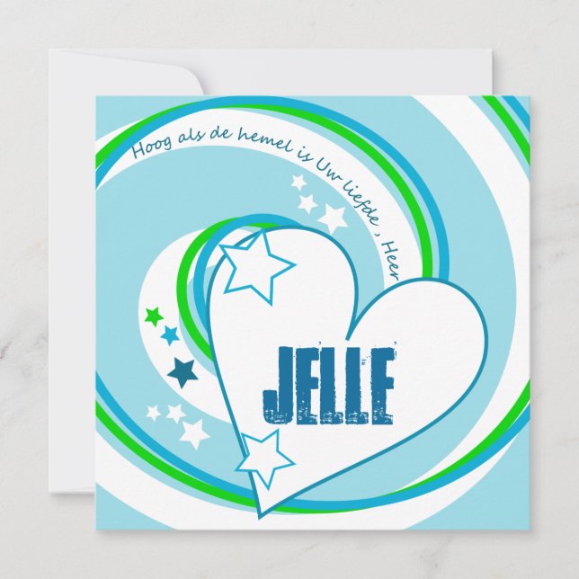 Hoog als de hemel is Uw liefde, Heer (正面)