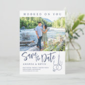 Hook on You魚釣り写真Save The Date Card セーブザデート (スタンド正面)