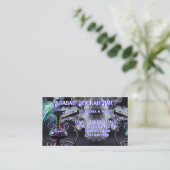 Hookahバー標準、3.5インチx 2.0インチ名刺 名刺 (スタンド正面)