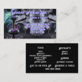 Hookahバー標準、3.5インチx 2.0インチ名刺 名刺 (正面/裏面)