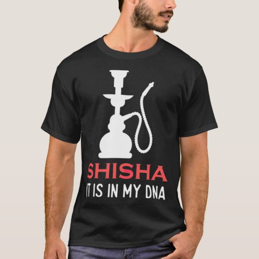 Hookah Shisha DNAタバコ動物ビビとティナ Tシャツ (正面)