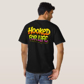 Hooked For Life Rainbow Graffiti Tシャツ (裏面フル)