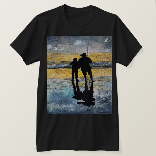 Hooked on a Moment © – 美術品 Tシャツ (デザイン正面)