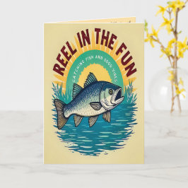 Hooked on Birthday Fun カード