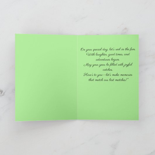 Hooked on Celebrating  カード (内部)