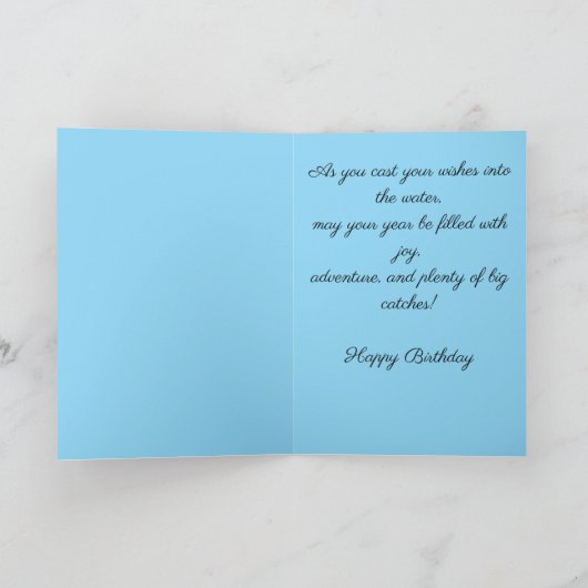 Hooked on Celebrating Birthday  カード (内部)