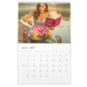 Hooked on Fishing – Funny Women’s カレンダー (3月 2027)