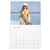 Hooked on Fishing – Funny Women’s カレンダー (1月 2027)