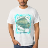 Hooked On Fishing  Tシャツ (正面)