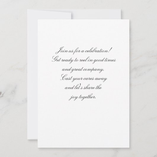 Hooked on Fun 招待状 (裏面)