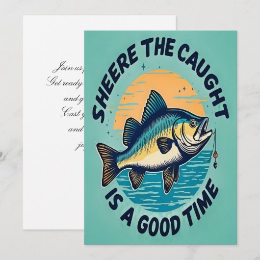 Hooked on Fun 招待状 (正面/裏面)