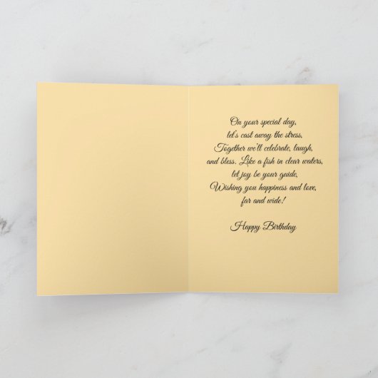 Hooked on Happiness Birthday  カード (内部)