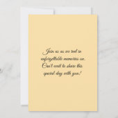 Hooked on Love 招待状 (裏面)