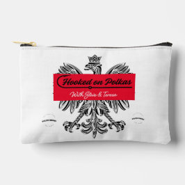 Hooked on Polkas Cosmetic Bag アクセサリーポーチ