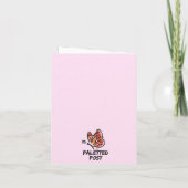 Hooked on You Valentine's Day Card サンキューカード (裏面)