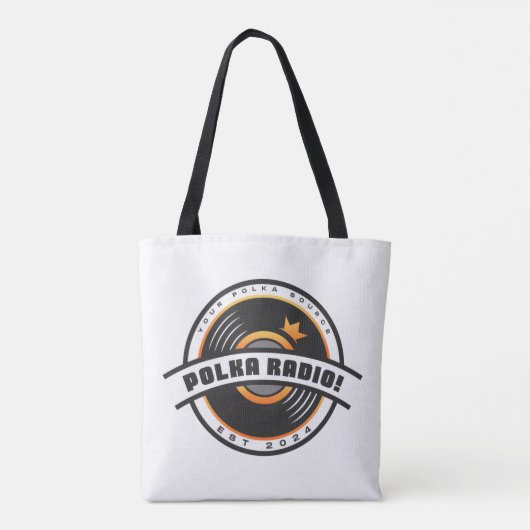 Hookes on Polkas Shoulder Tote トートバッグ (裏面)