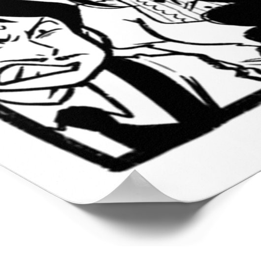 Hooky漫画 ポスター (角)