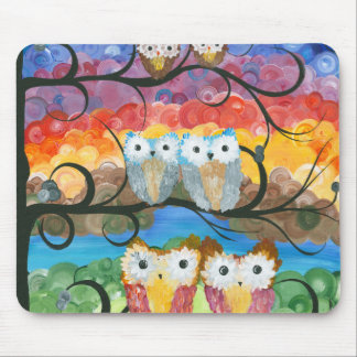 Hoolandia (c) 2013年-フクロウの表現シリーズ マウスパッド