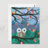 Hoolandia (c) 2013 – フクロウの表現シリーズ ポストカード (正面/裏面)