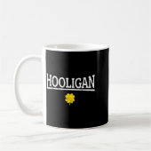 Hooligan Irish St. Patricks Day  コーヒーマグカップ (左)