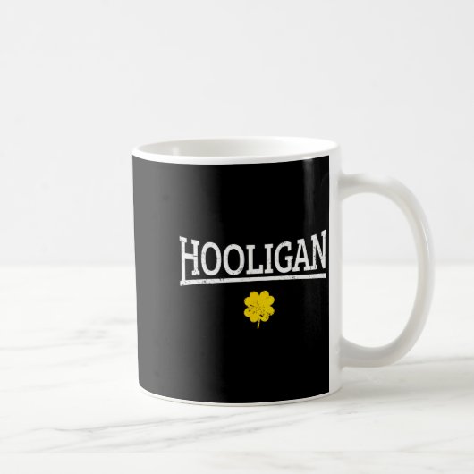 Hooligan Irish St. Patricks Day  コーヒーマグカップ (右)