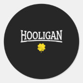 Hooligan Irish St. Patricks Day  ラウンドシール (正面)