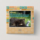Hoomanz 缶バッジ (正面)