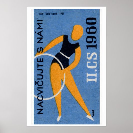Hoop Dancing - Matchbox Print - Czech Wall Art ポスター (正面)