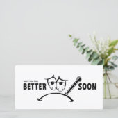 Hoop dat je snel beter voelt. Beterschap kaarten (スタンド正面)