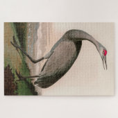 Hooping Crane Birds of America Audubon Print ジグソーパズル (横)