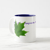 Ho'oponoponoのカエデの葉のマグ ツートーンマグカップ (正面左)