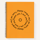 HoOponopono反射ノートブック ノートブック (正面)