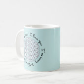 Ho'oponopono & Flower of Life コーヒーマグカップ (正面左)