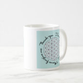 Ho'oponopono & Flower of Life コーヒーマグカップ (正面右)