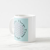Ho'oponopono & Flower of Life コーヒーマグカップ (正面左)