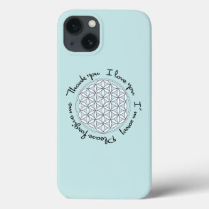 Ho'oponopono & Flower of Life iPhone 13ケース