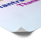 Ho'oponopono Word Cloud - Mantra - Self Love ポスター (角)