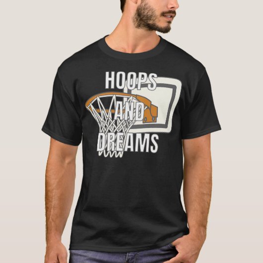 Hoops And Dreams - Basketball Legends Tシャツ (正面)