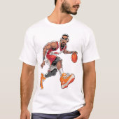 Hoops Master٫ Basketball Beat Tシャツ (正面)