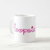 Hoopsieのデイジー コーヒーマグカップ (正面左)