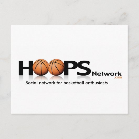 HoopsNetwork.comポストカード ポストカード (正面)
